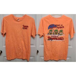 Pineapple Willys Panama City Beach Florida Graphic Short Sleeve T-Shirt Orange S